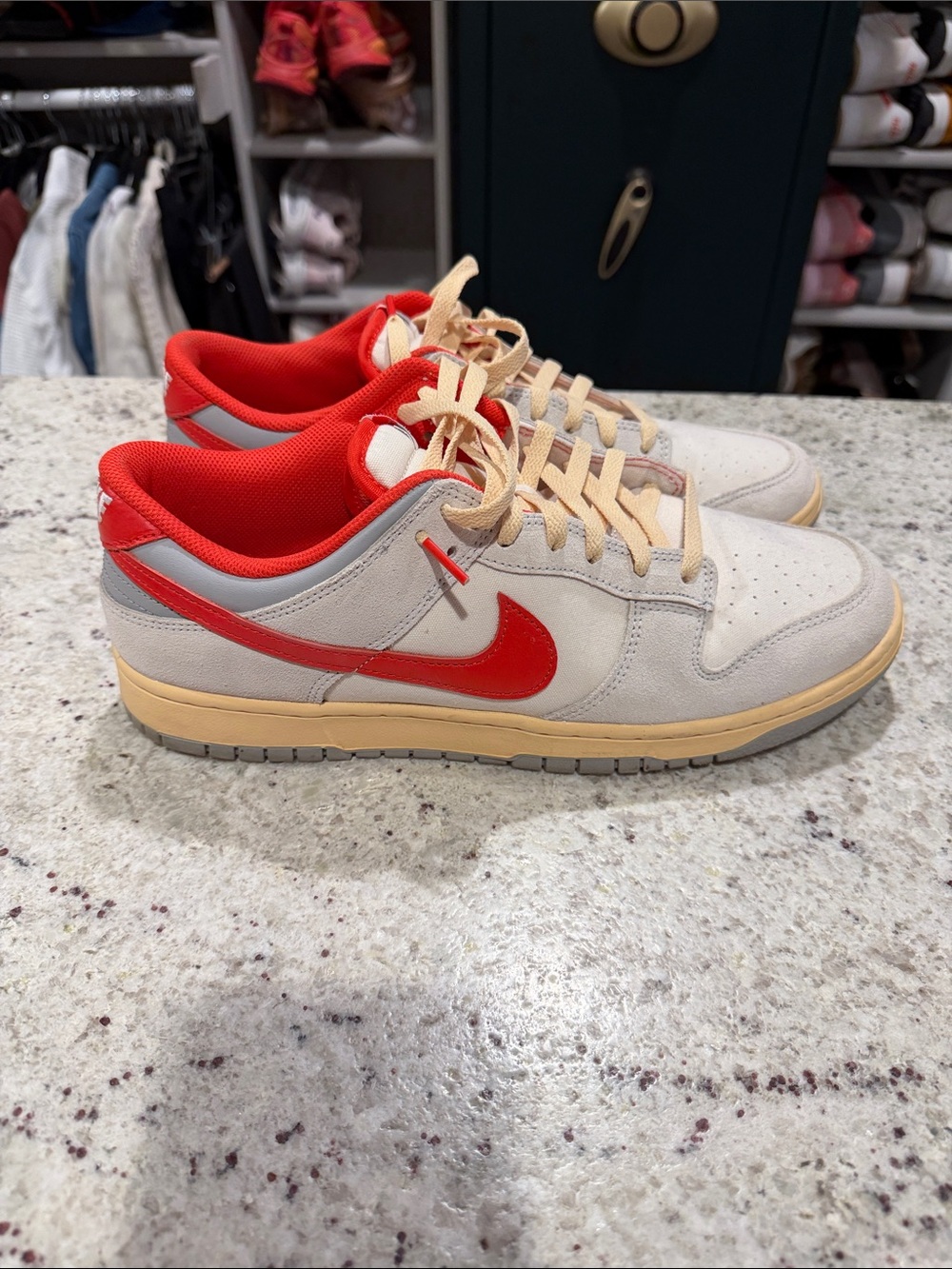 Nike Dunk low Athletic department red and picante red men’s size 12 worn once.